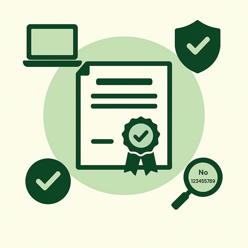 Certificat d'effacement sécurisé